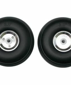 OEM Roue De Modèle Réduit D'avion Avec Jante En Aluminium 76 Mm, 2 Pièces - Avions Pièce De Rechange