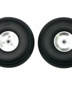 OEM Roue De Modèle Réduit D'avion Avec Jante En Aluminium 89 Mm, 2 Pièces - Avions Pièce De Rechange