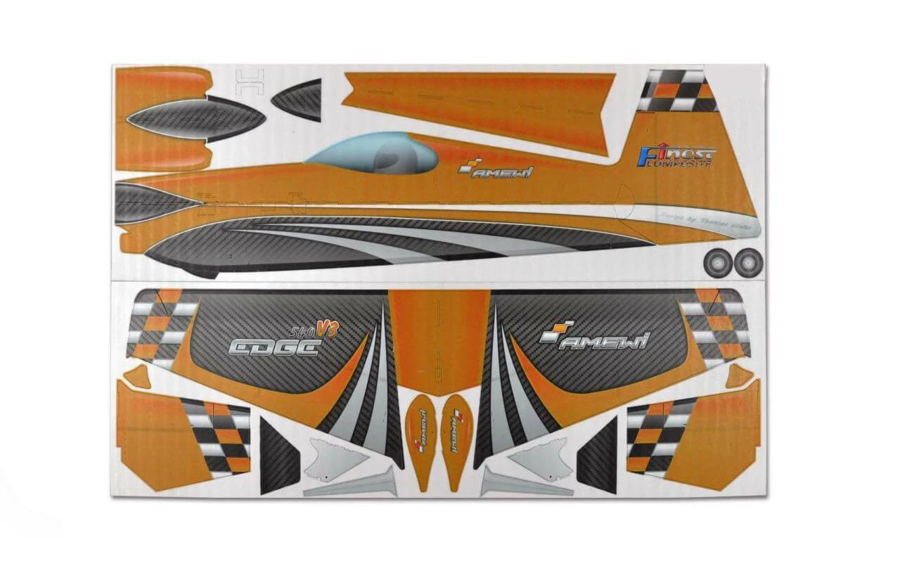 Amewi Avion Edge 540V3 Shockflyer Kit Orange - Avions – Image 2