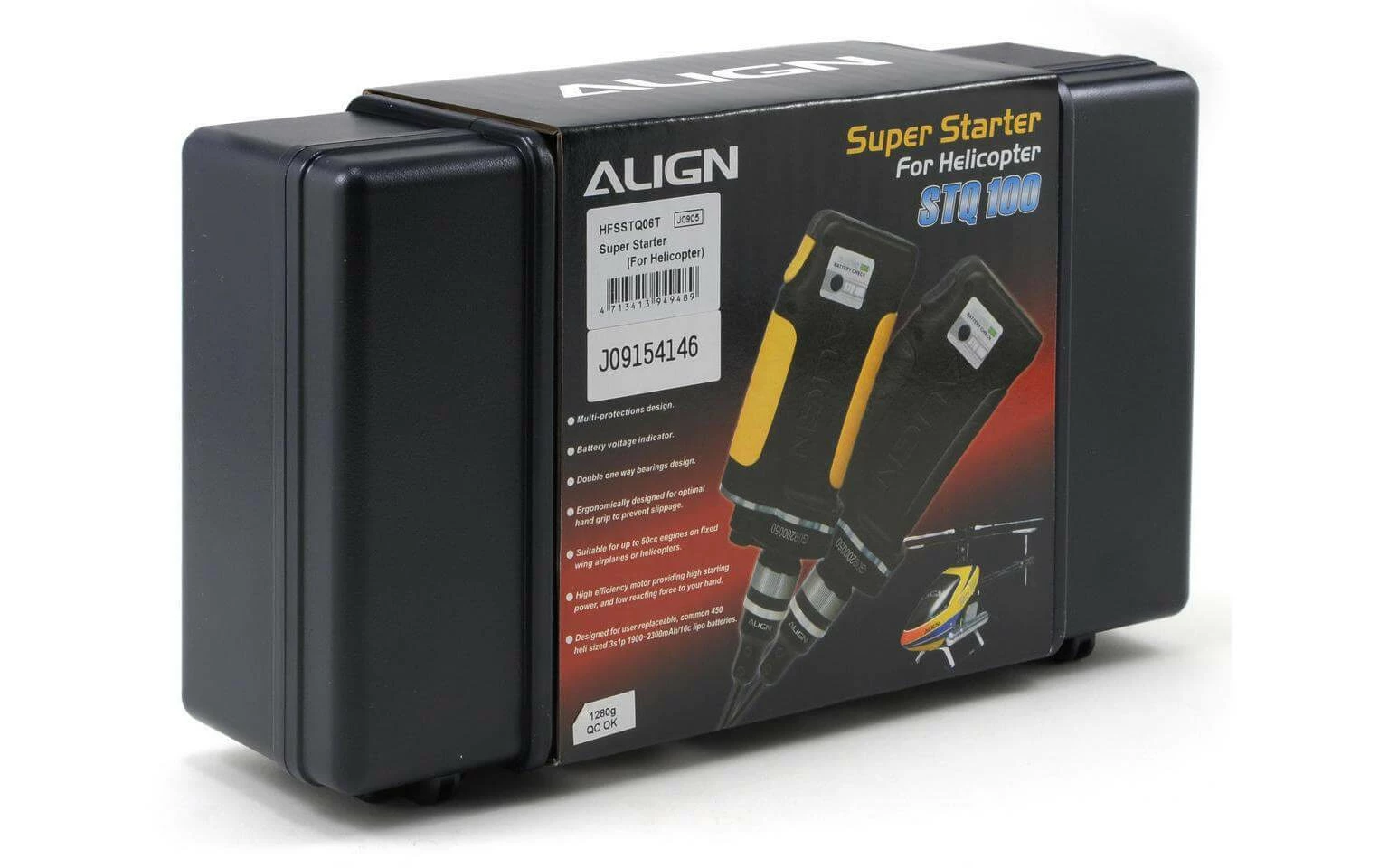 ALIGN Démarreur Pour Hélicoptère, Noir - Helicos Pièce De Rechange – Image 2