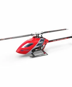 OMPHobby Hélicoptère M1 EVO Flybarless, 3D, Rouge BNF - Helicos Pièce De Rechange