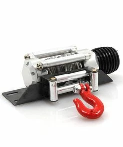 Yeah Racing Treuil Pour Modèles Réduits HD Full Metal Steel Type A Argentés - Accessoires RC