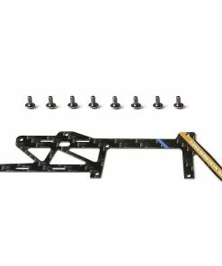 OMPHobby Plaque Latérale Gauche CFK Blanc M1 Evo - Helicos Pièce De Rechange