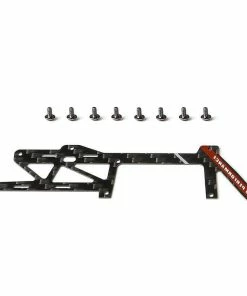 OMPHobby Plaque Latérale Gauche CFK Rouge M1 Evo - Helicos Pièce De Rechange