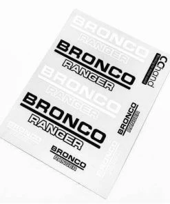 RC4WD Autocollant Decals Style A TRX-4 Bronco - Accessoires RC