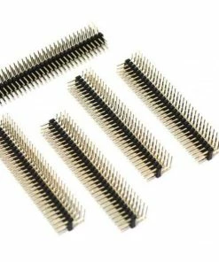 EP Connecteur Mâle Pin-Header 3x30 Pol 90°, 5 Pcs. - Accessoires RC