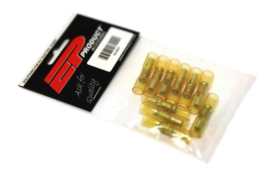 EP Cosse Femelle Ronde WP 4 Mm, Femelle, Jaune, 10 Pcs. - Accessoires RC – Image 3