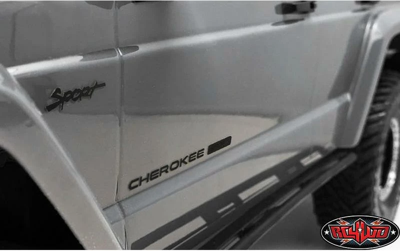 RC4WD Emblème Set, SCX10 II Cherokee, Noir - Accessoires RC – Image 2