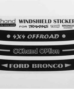 RC4WD Aufkleber Bronco Pare-soleil - Accessoires RC