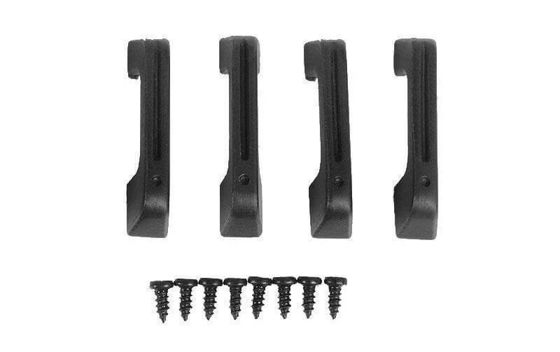 RC4WD Poignées De Porte Pour Modèles Réduits TRX-4 Defender Caoutchouc - Accessoires RC