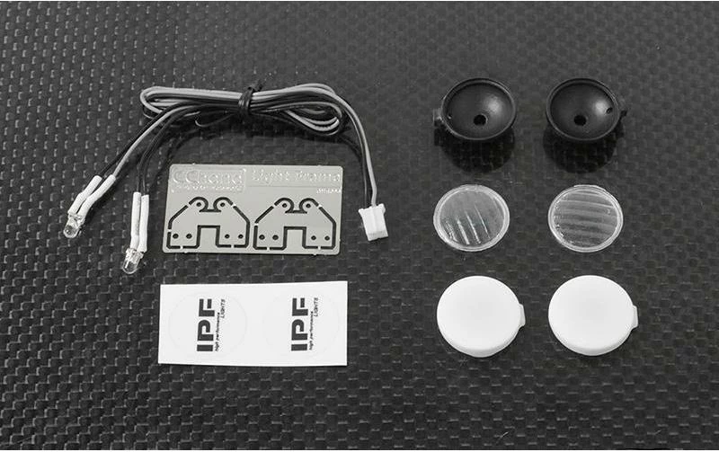 RC4WD Phares Pour Modèles Réduits CCHand LED Avec LED, 2 Pièces - Accessoires RC