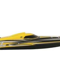 Amewi Bateau à Moteur ALPHA 4-6S Jaune ARTR - Navires RC
