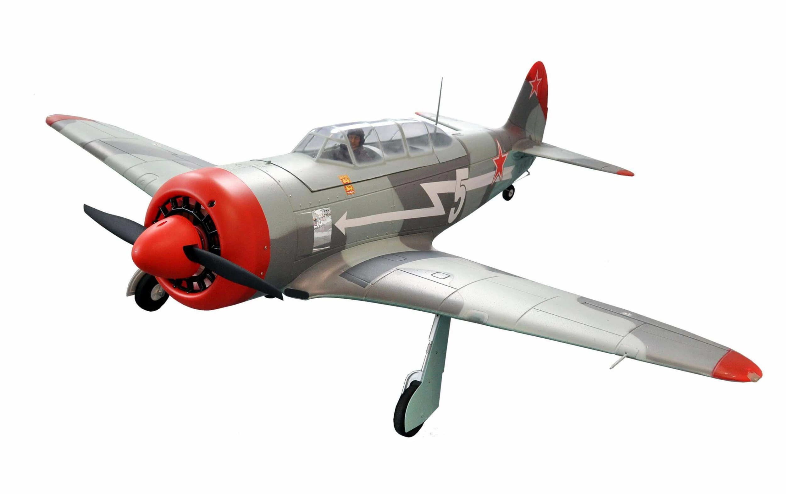 Amewi Warbird YAK - 11 1450 Mm, Militaire PNP - Avions
