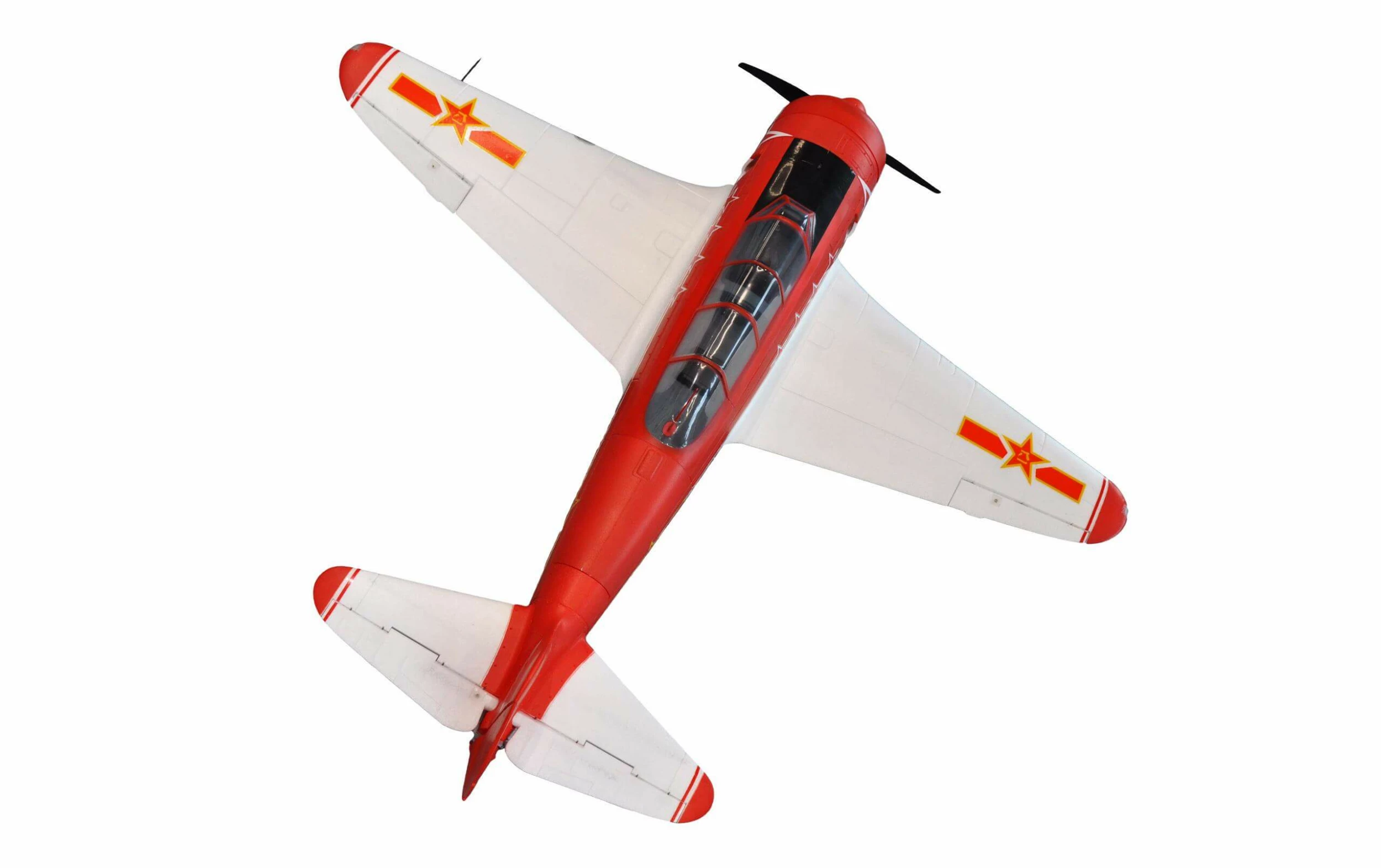 Amewi Warbird YAK - 11 1450 Mm, Rouge/Blanc PNP - Avions – Image 3