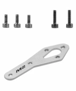 OMPHobby Support Moteur Arrière Argent M2 - Evo - Helicos Pièce De Rechange